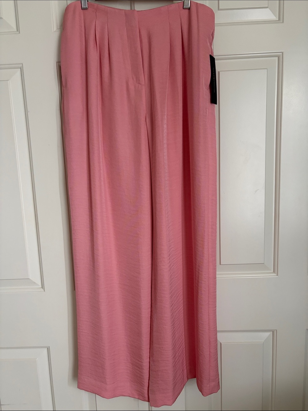 Donna Karan Rose Pink Wide-Leg Pants